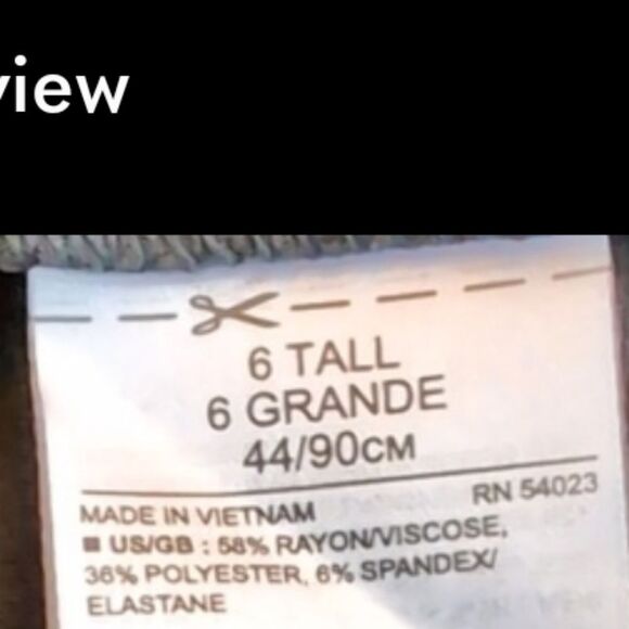 Banana Republic black  fit and flare wide leg jumpsuit size 6 Tall - Picture 8 of 8